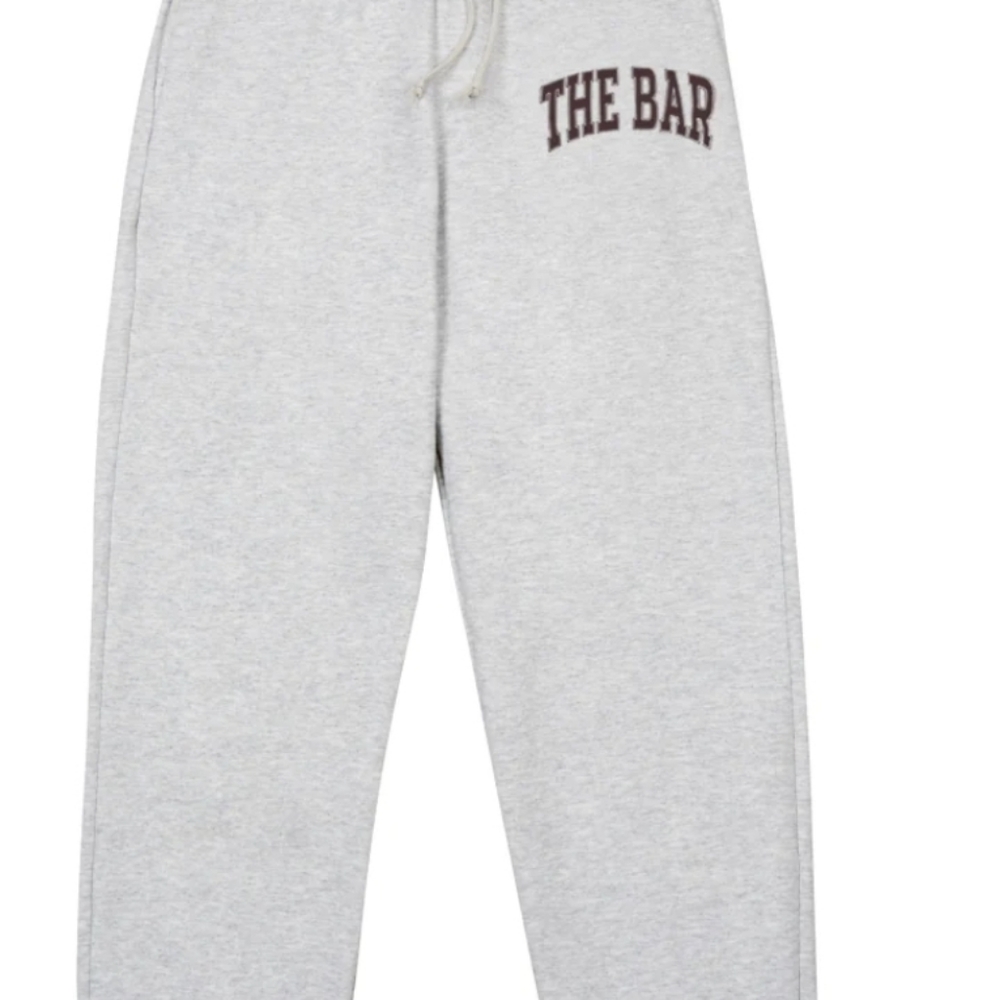 The BAR varsity sweatpantslimited edition fall collection.
